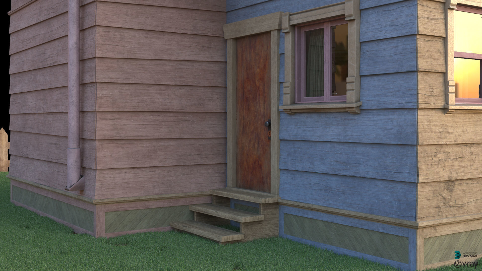 Pixar Up - Toon House Low-poly 3D model_9