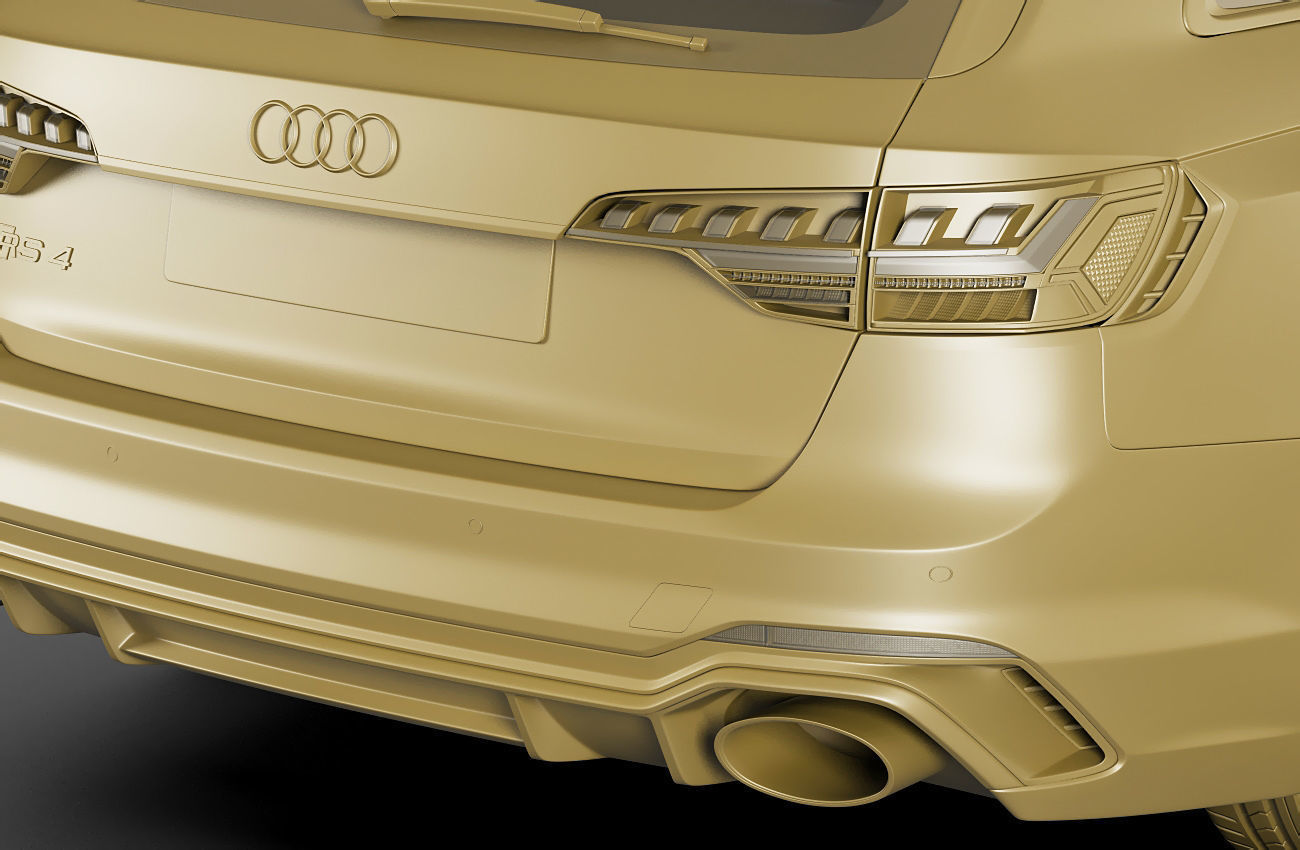 Audi RS4 Avant 2020 3D model_19