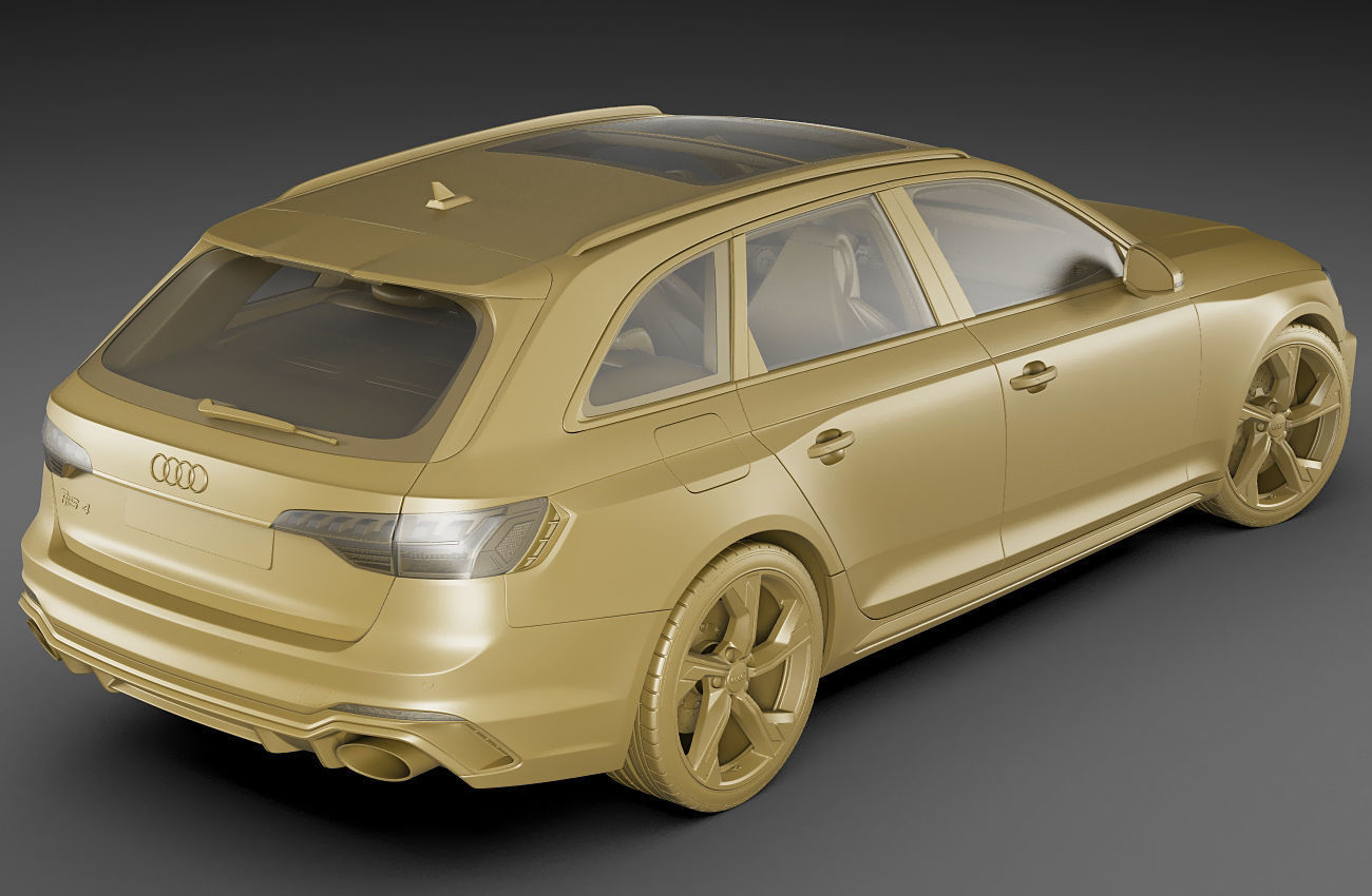 Audi RS4 Avant 2020 3D model_17