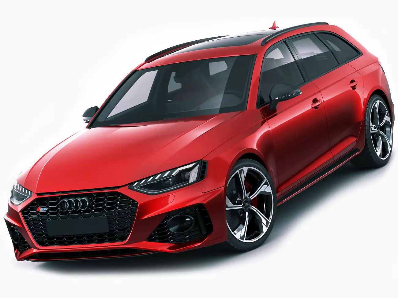 Audi RS4 Avant 2020 3D model_0