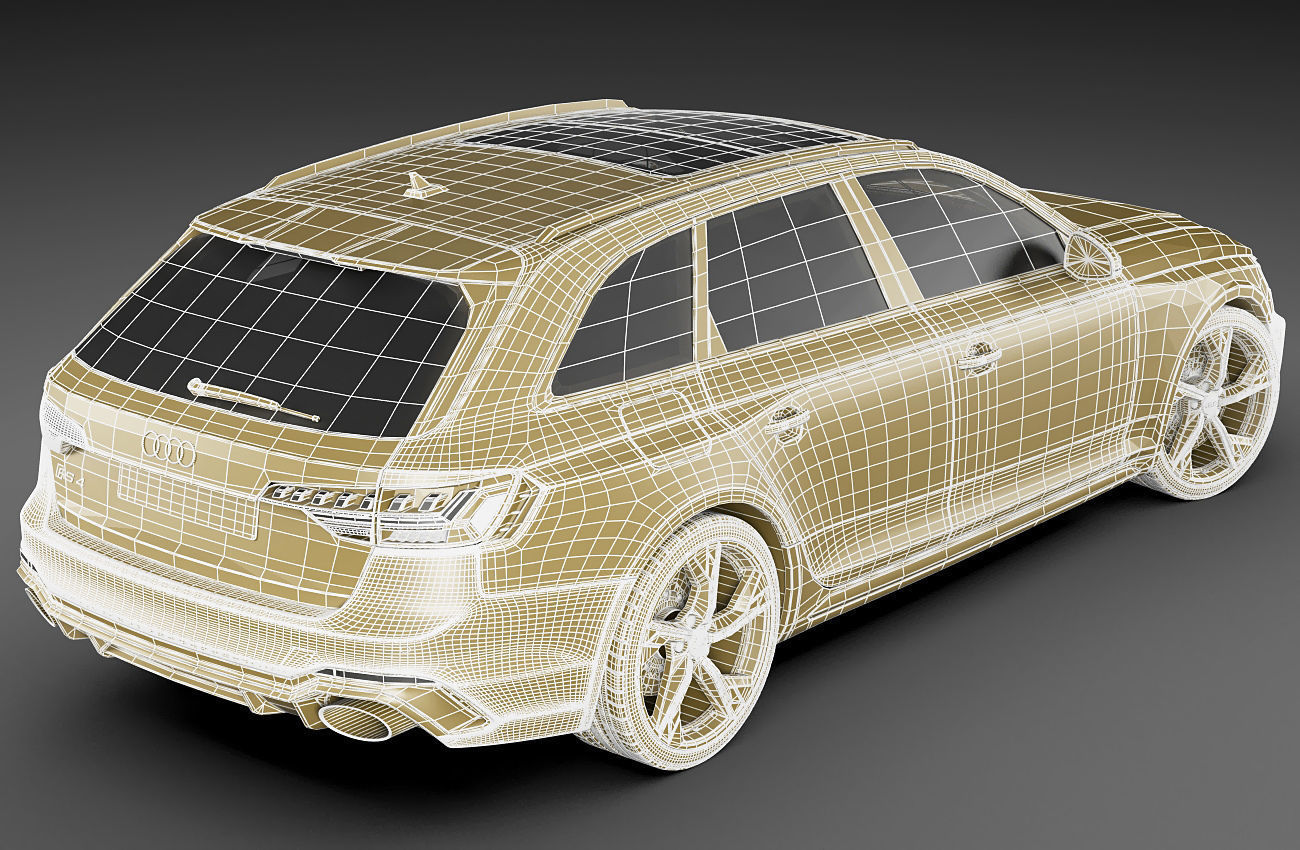 Audi RS4 Avant 2020 3D model_21