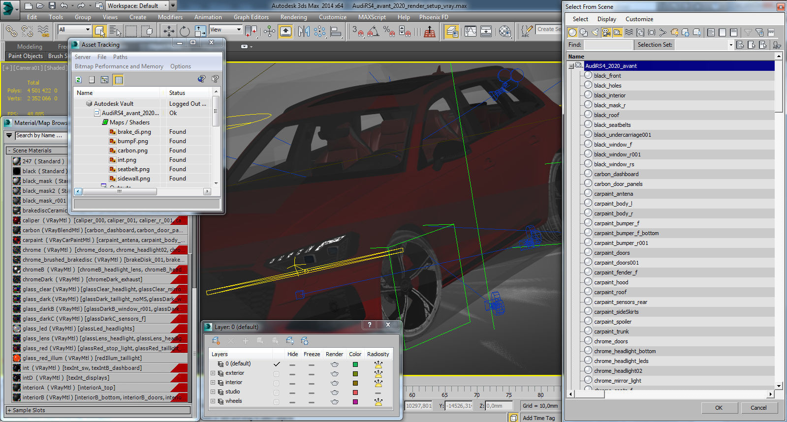 Audi RS4 Avant 2020 3D model_22