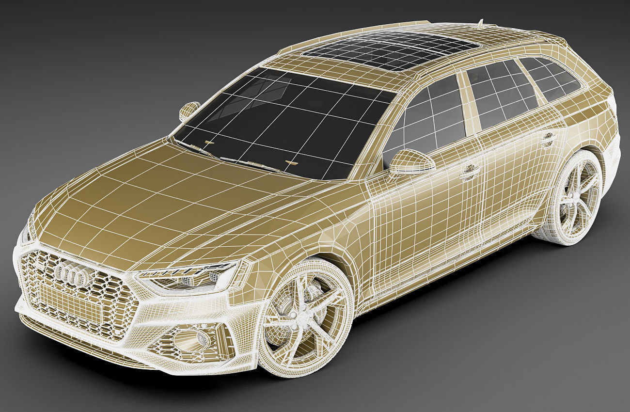 Audi RS4 Avant 2020 3D model_20