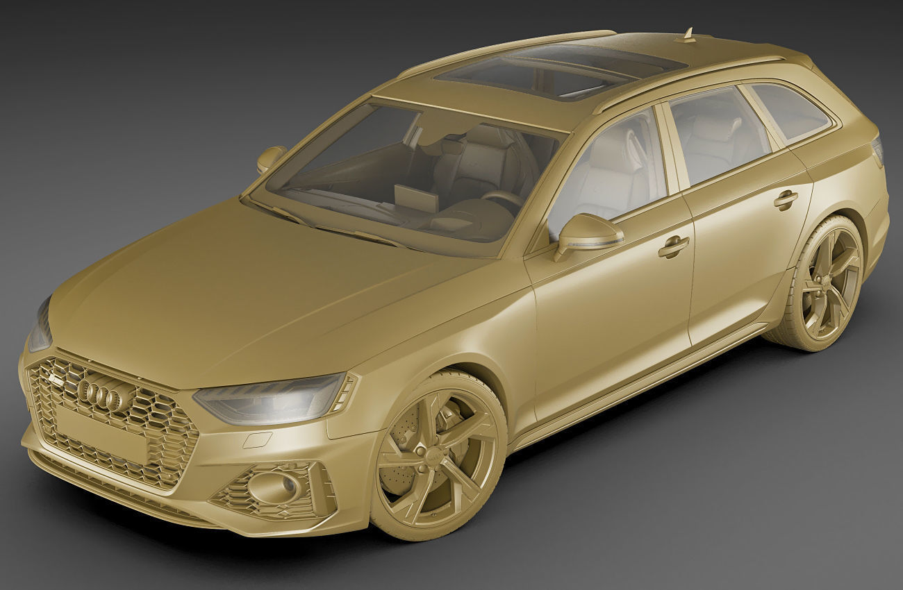 Audi RS4 Avant 2020 3D model_16
