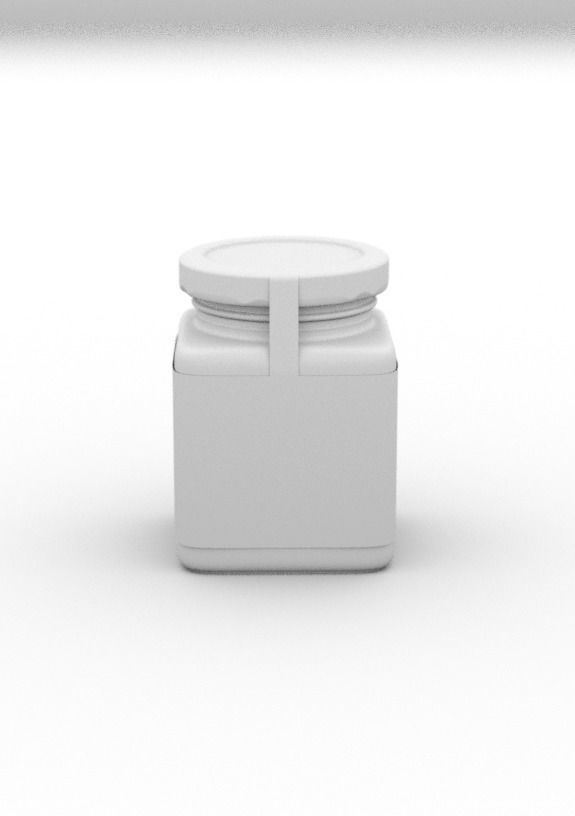 Honey Jar Gift Set Box 3D model CGTrader