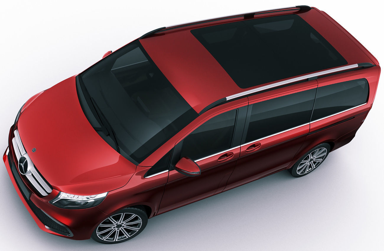 Mercedes V-class 2020 3D model_5