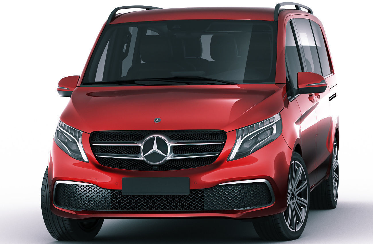 Mercedes V-class 2020 3D model_10