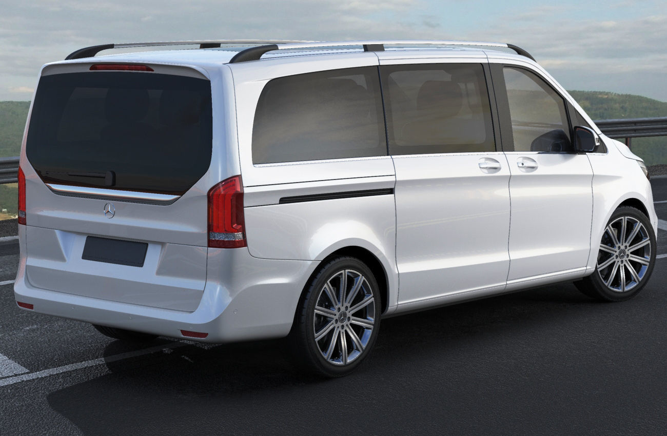 Mercedes V-class 2020 3D model_16