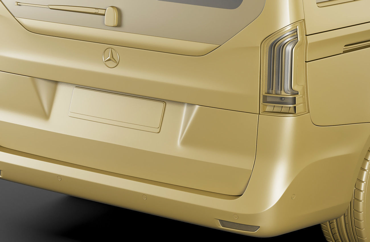 Mercedes V-class 2020 3D model_20