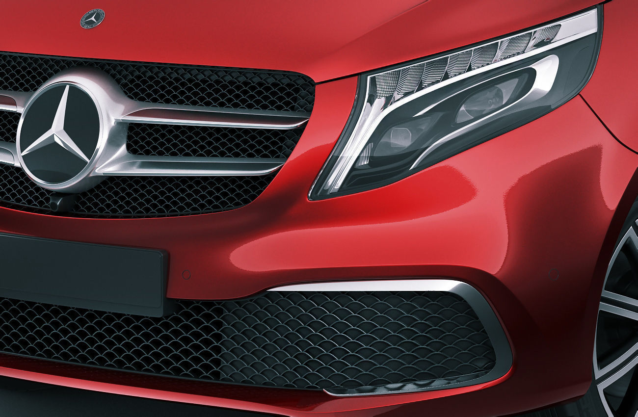 Mercedes V-class 2020 3D model_3