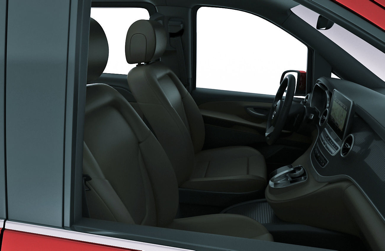 Mercedes V-class 2020 3D model_13