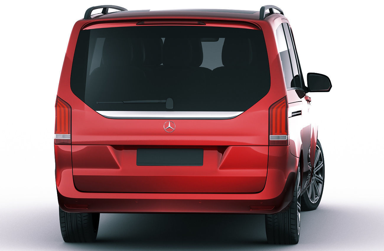 Mercedes V-class 2020 3D model_11