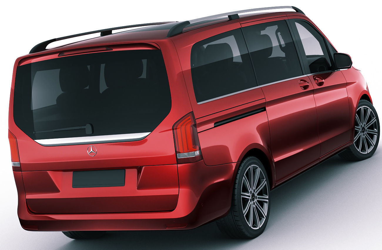 Mercedes V-class 2020 3D model_1