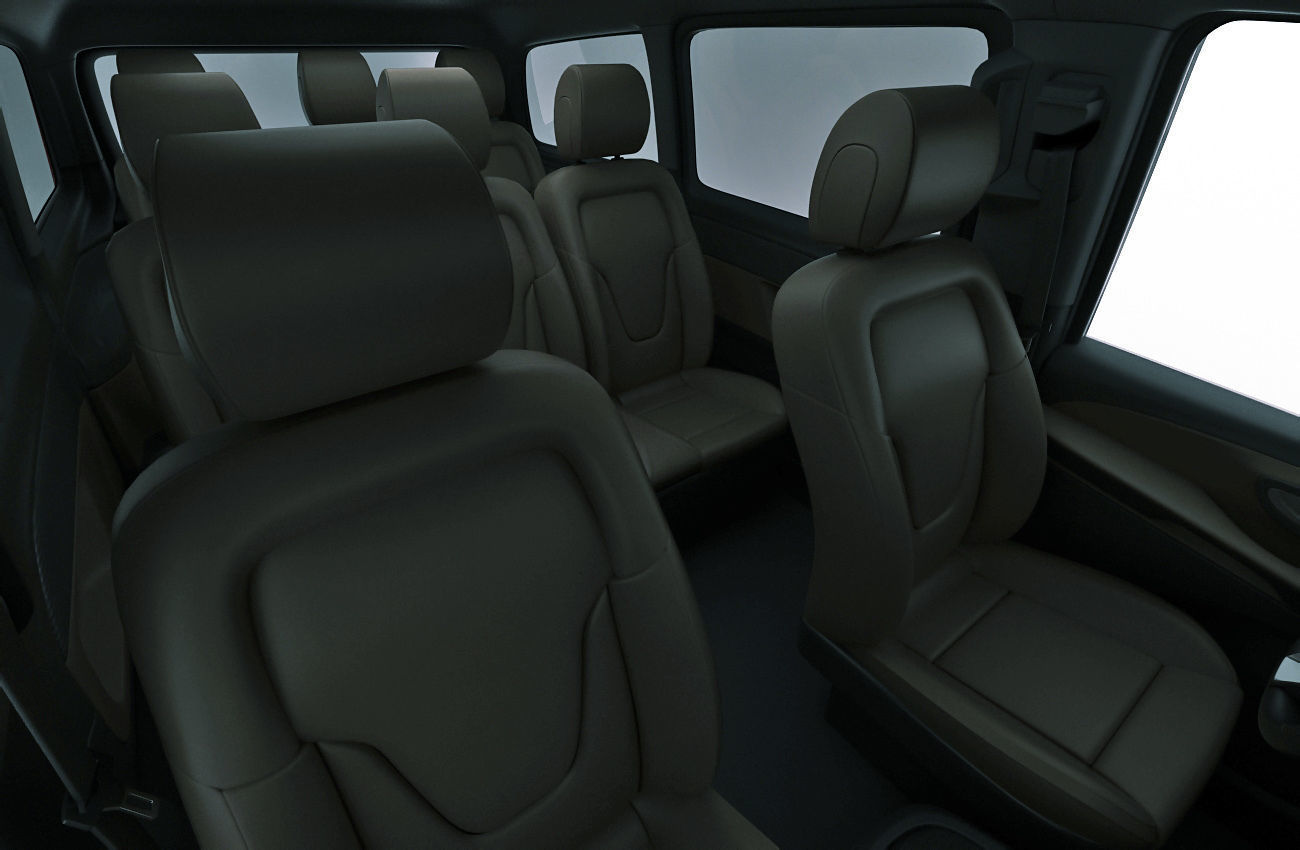 Mercedes V-class 2020 3D model_14