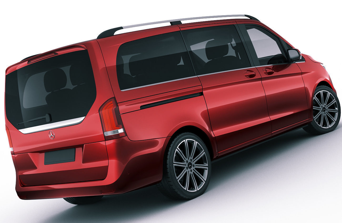 Mercedes V-class 2020 3D model_8