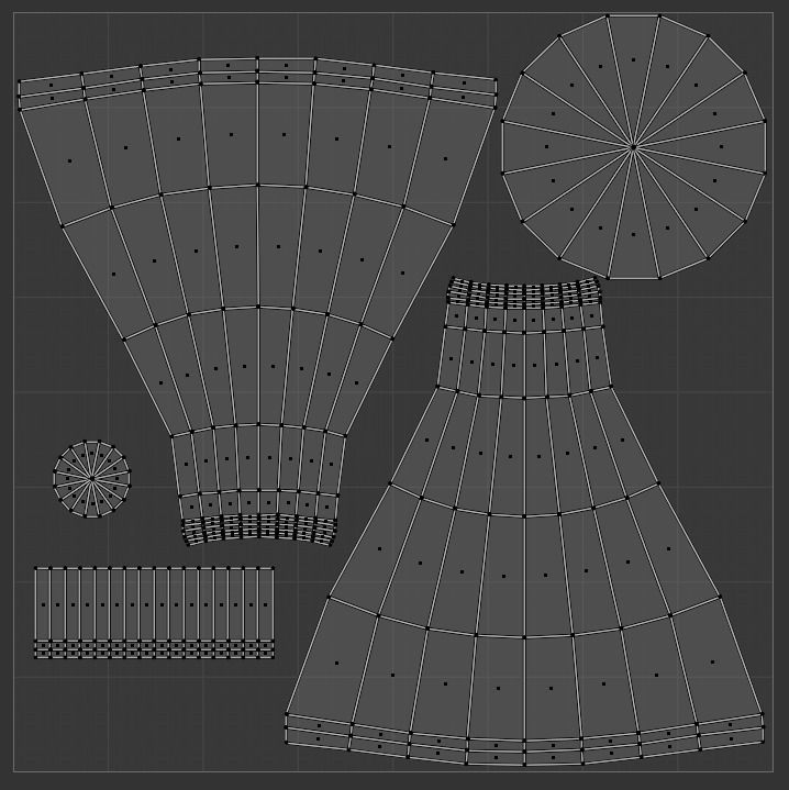 Alchemy Beakers and Vases Low-poly 3D model_8