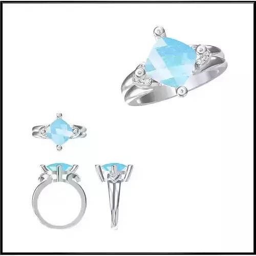 JCD Format Mens color stone rings jewelry cad programs