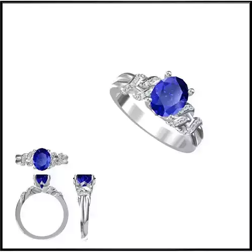 JCD Format Mens color stone rings for sale 3dm jewelry files