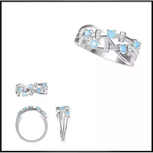 JCD Format Mens color stone rings cad Diamond jewellery design