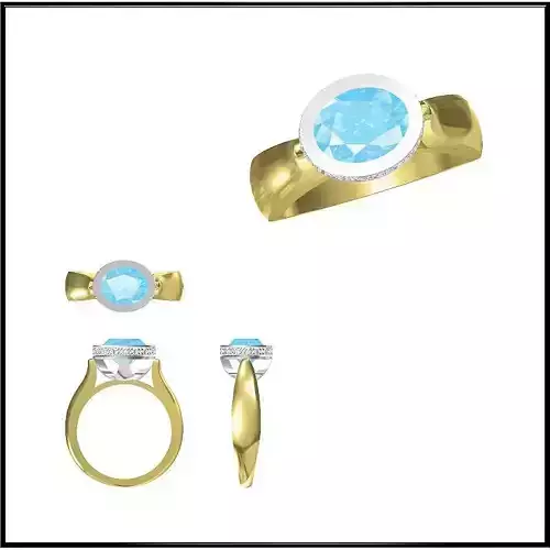 JCD Format Mens color stone rings cad color stone ring design
