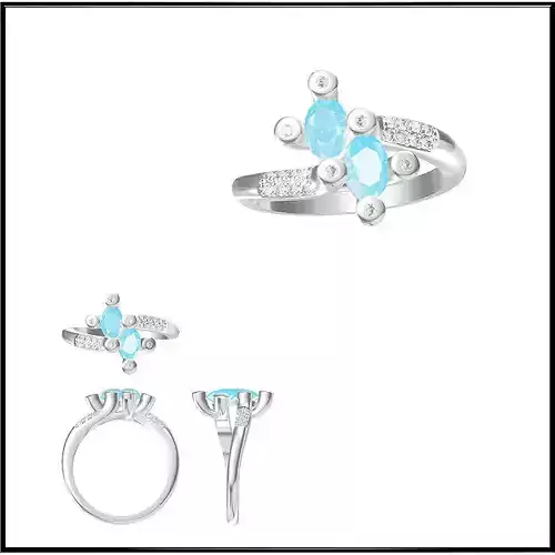 JCD Format Mens color stone rings cad cam jewelry design