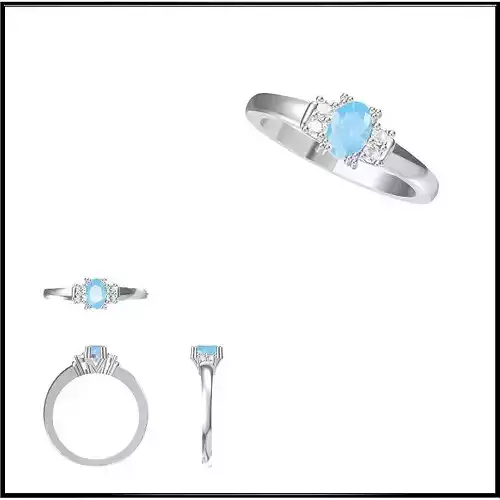 JCD Format Mens color stone rings 3design price