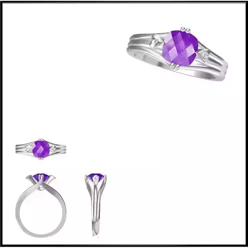 JCD Format  Diamond color stone rings jewelers file set