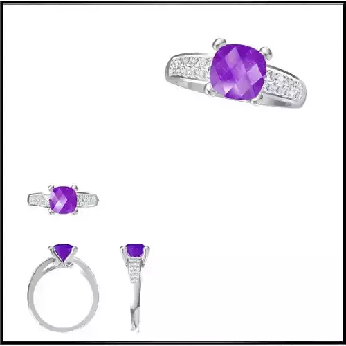 JCD Format  Diamond color stone rings cad jewellery design 