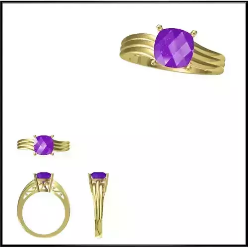JCD Format Color stone rings for women metal file 