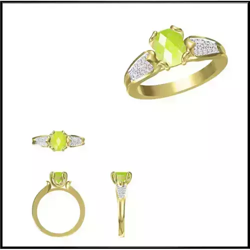 JCD Format  Color stone rings for women jewelry cad programs