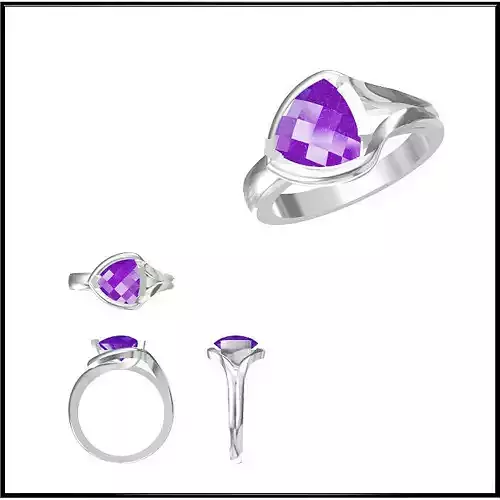 JCD Format Color stone rings for women cad ring design
