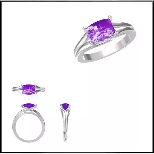 JCD Format Cheap Color stone rings jewelry cad