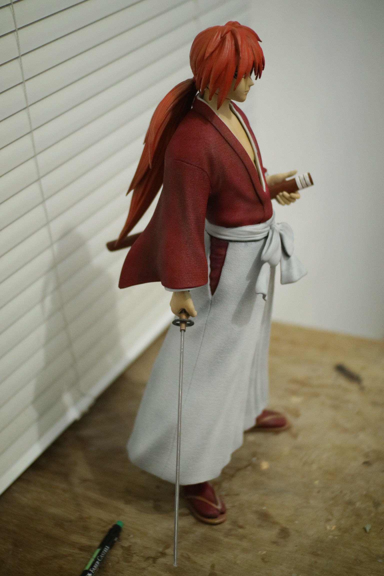 Samurai X - Kenshin Himura fan-art statue 3D print model_5