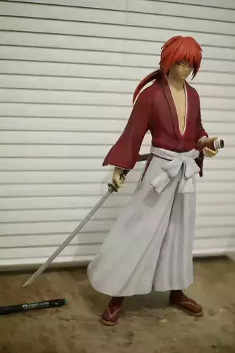 Samurai X - Kenshin Himura fan-art statue 3D print model