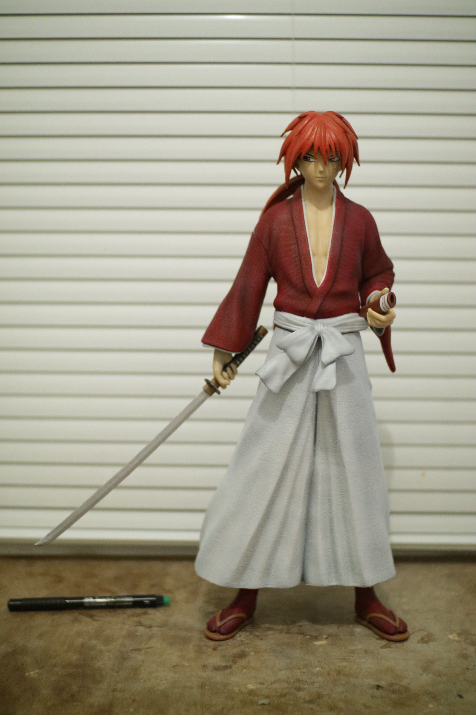 Samurai X - Kenshin Himura fan-art statue 3D print model_4