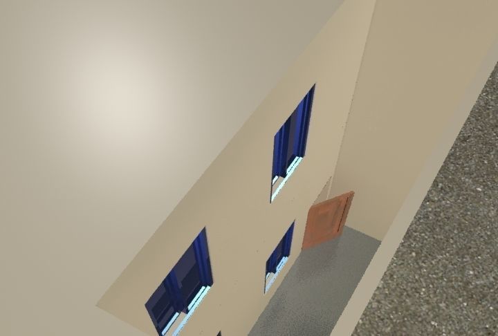 3d house Buildind Low-poly 3D model_2