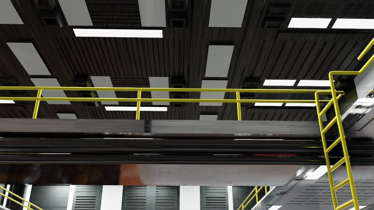 Sci - Fi Engineering Room 3D model_53