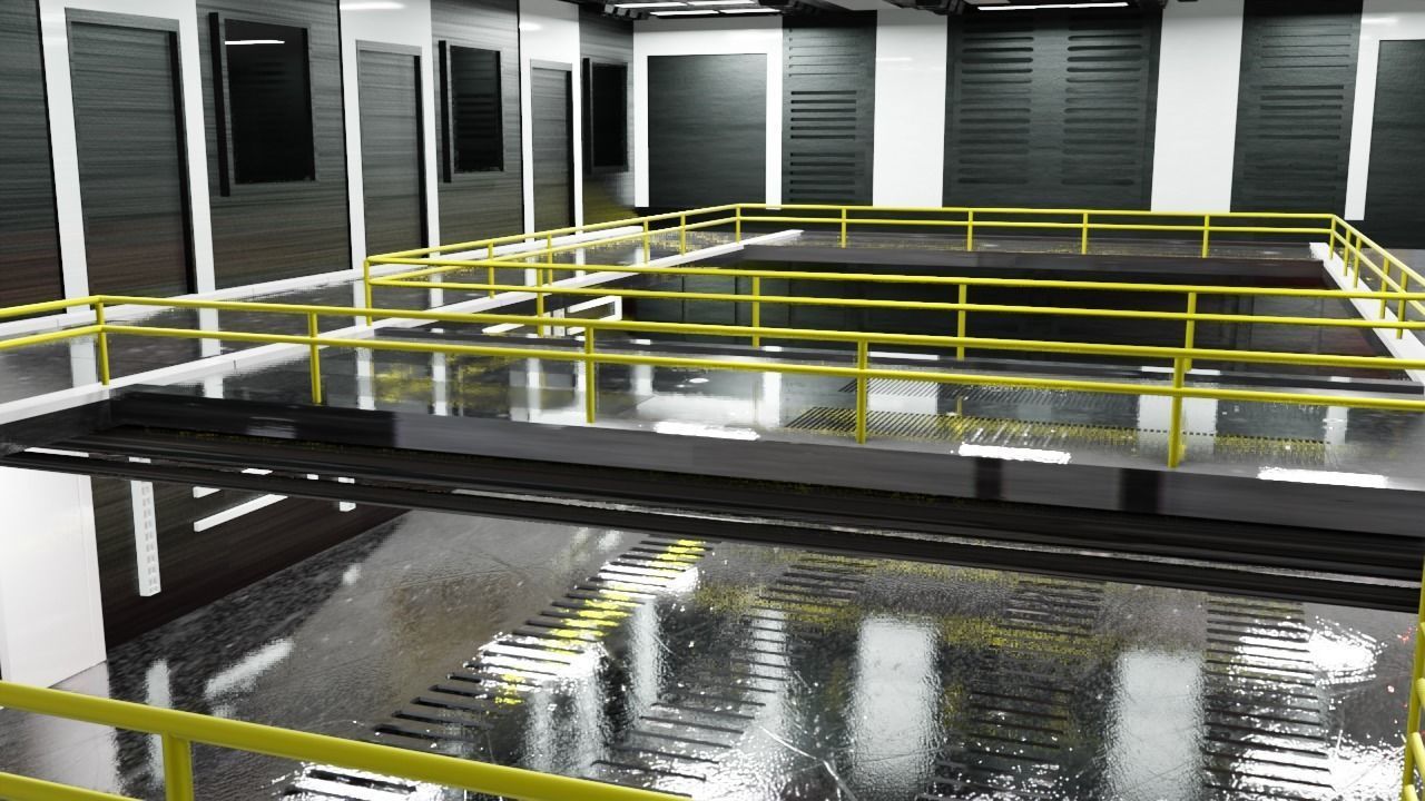Sci - Fi Engineering Room 3D model_52