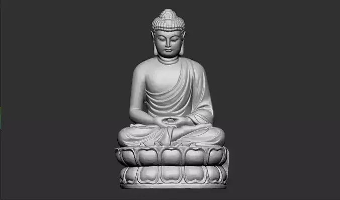 Buddha statue 3D print model