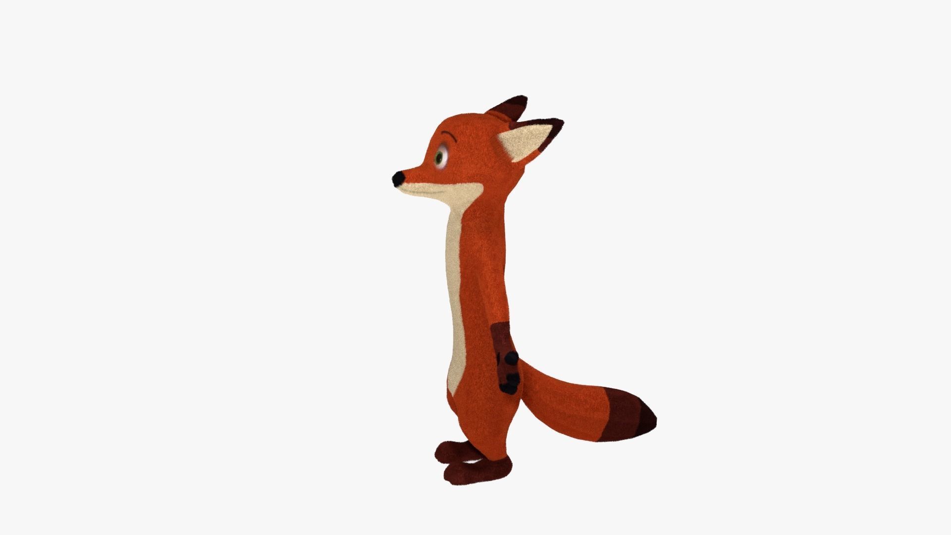 Nick Zootopia - Fan art 3D model_2