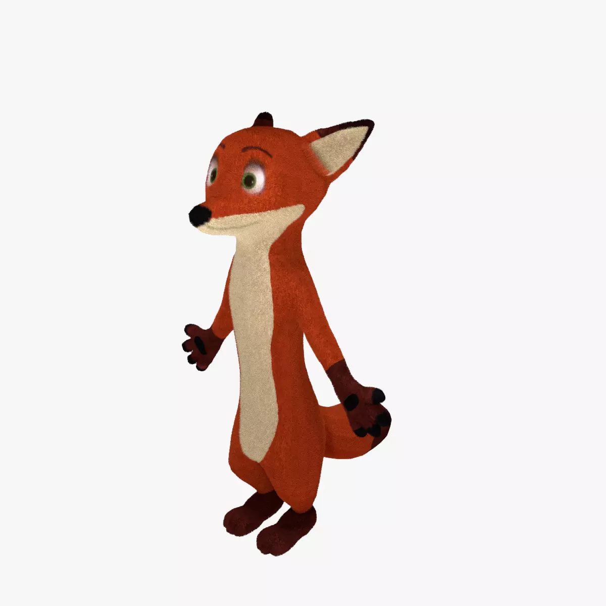 Nick Zootopia - Fan art 3D model_0