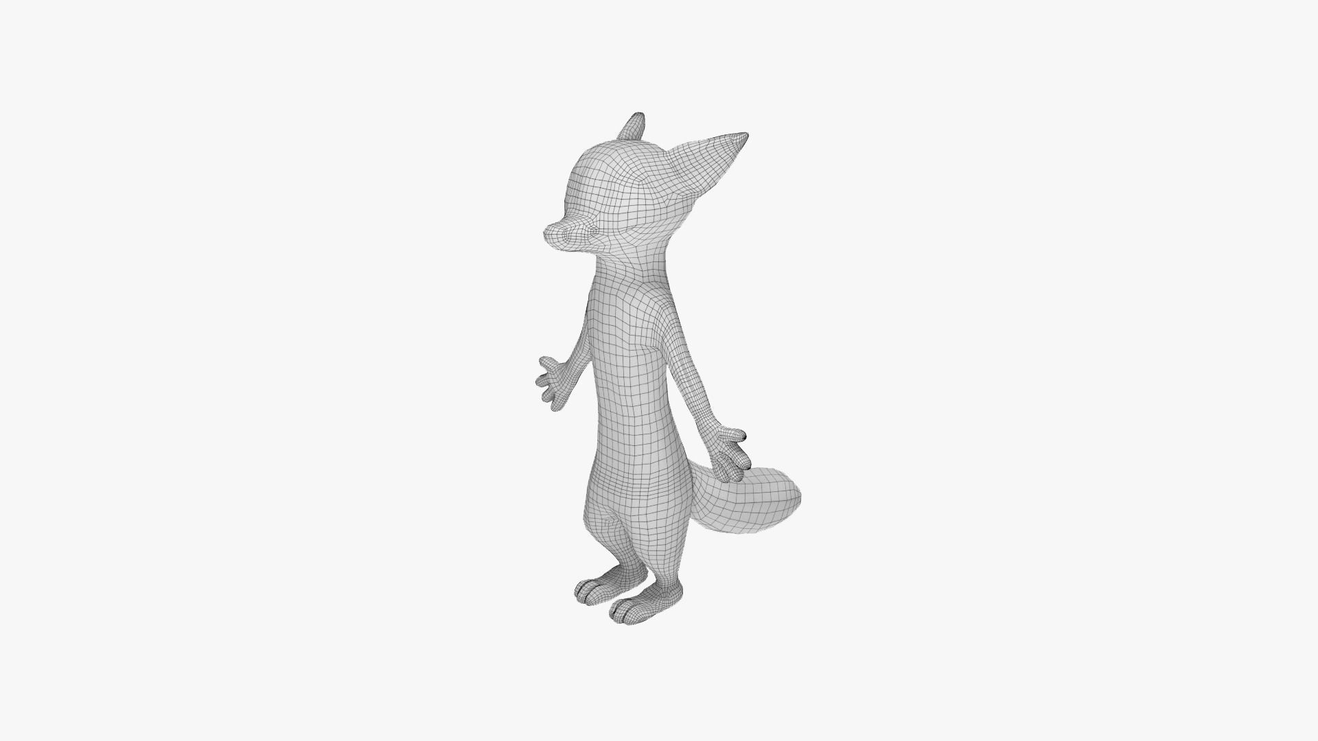 Nick Zootopia - Fan art 3D model_6