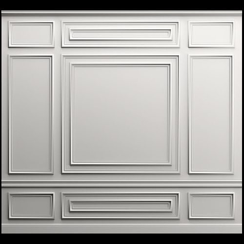 Wall molding 3D model