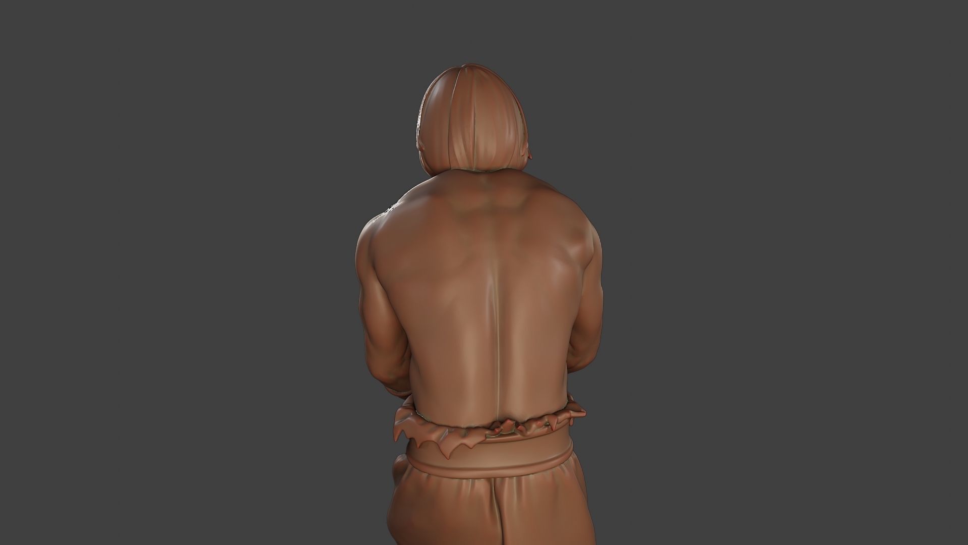 Male Barbarian 2HSword Combat2 3D print model_21