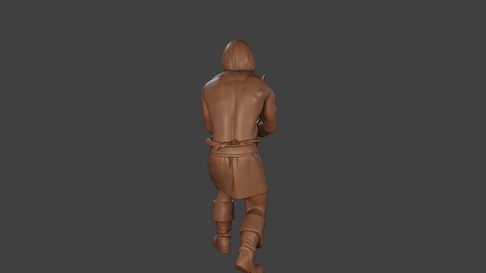 Male Barbarian 2HSword Combat2 3D print model_25