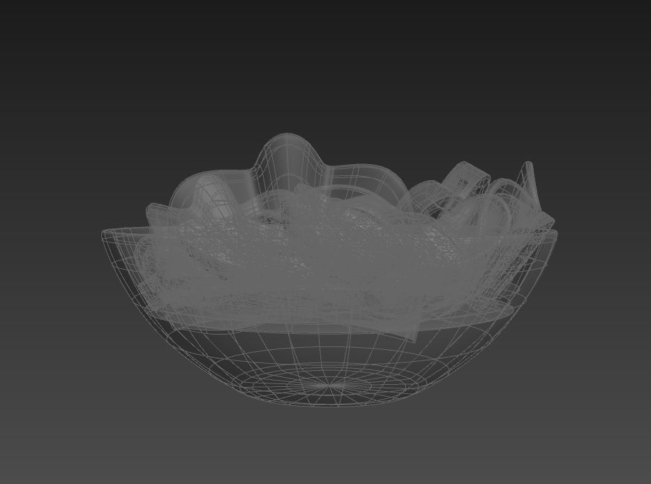 Salad in bowl 3D model_25