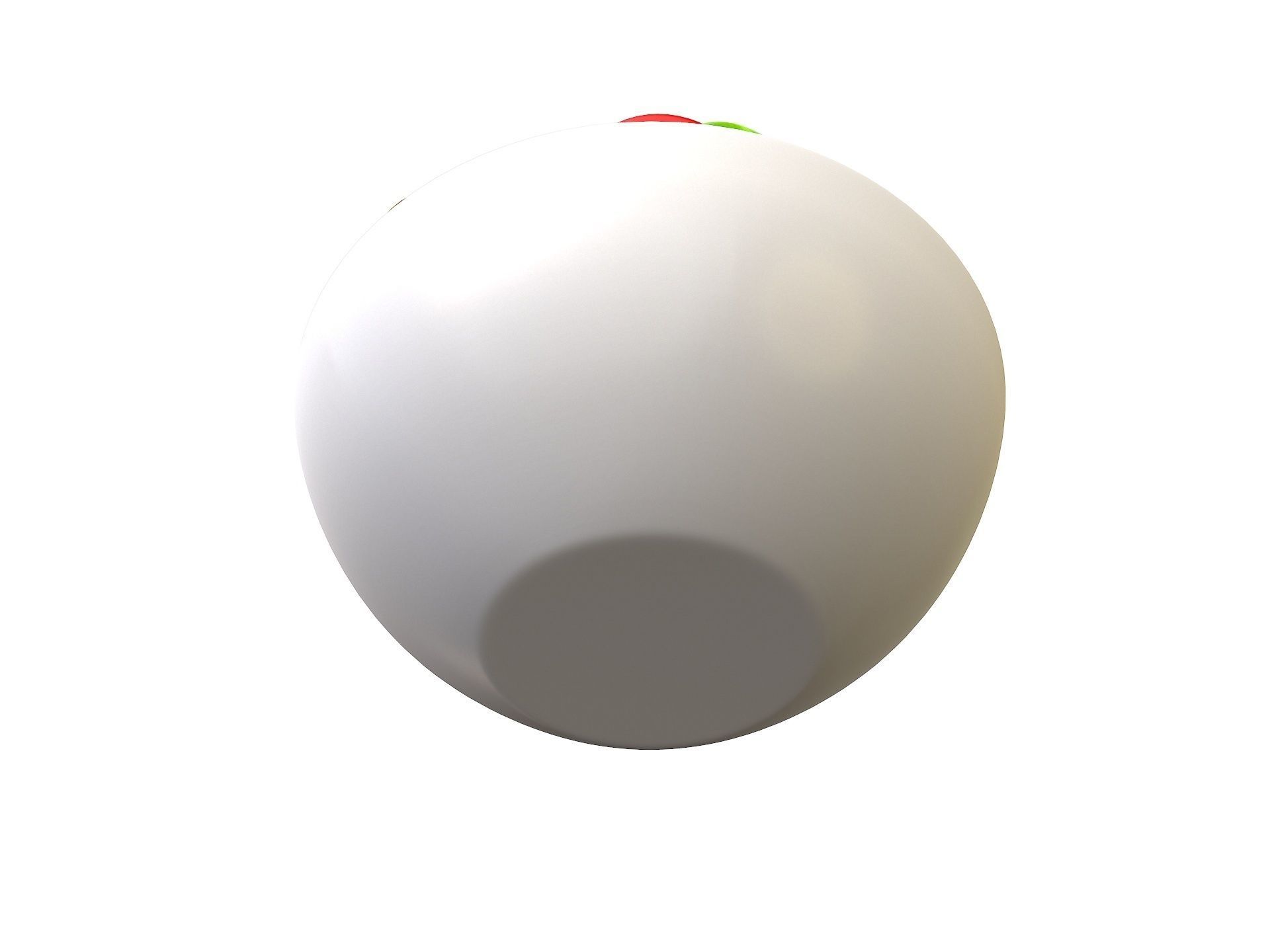 Salad in bowl 3D model_4