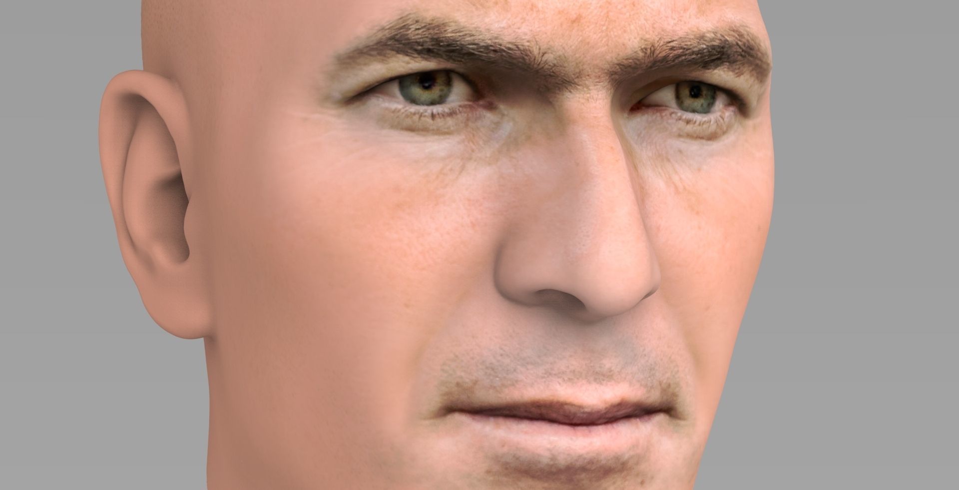Zinedine Zidane 3D model_10