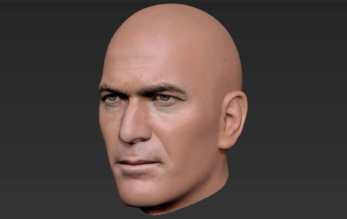 Zinedine Zidane 3D model_14