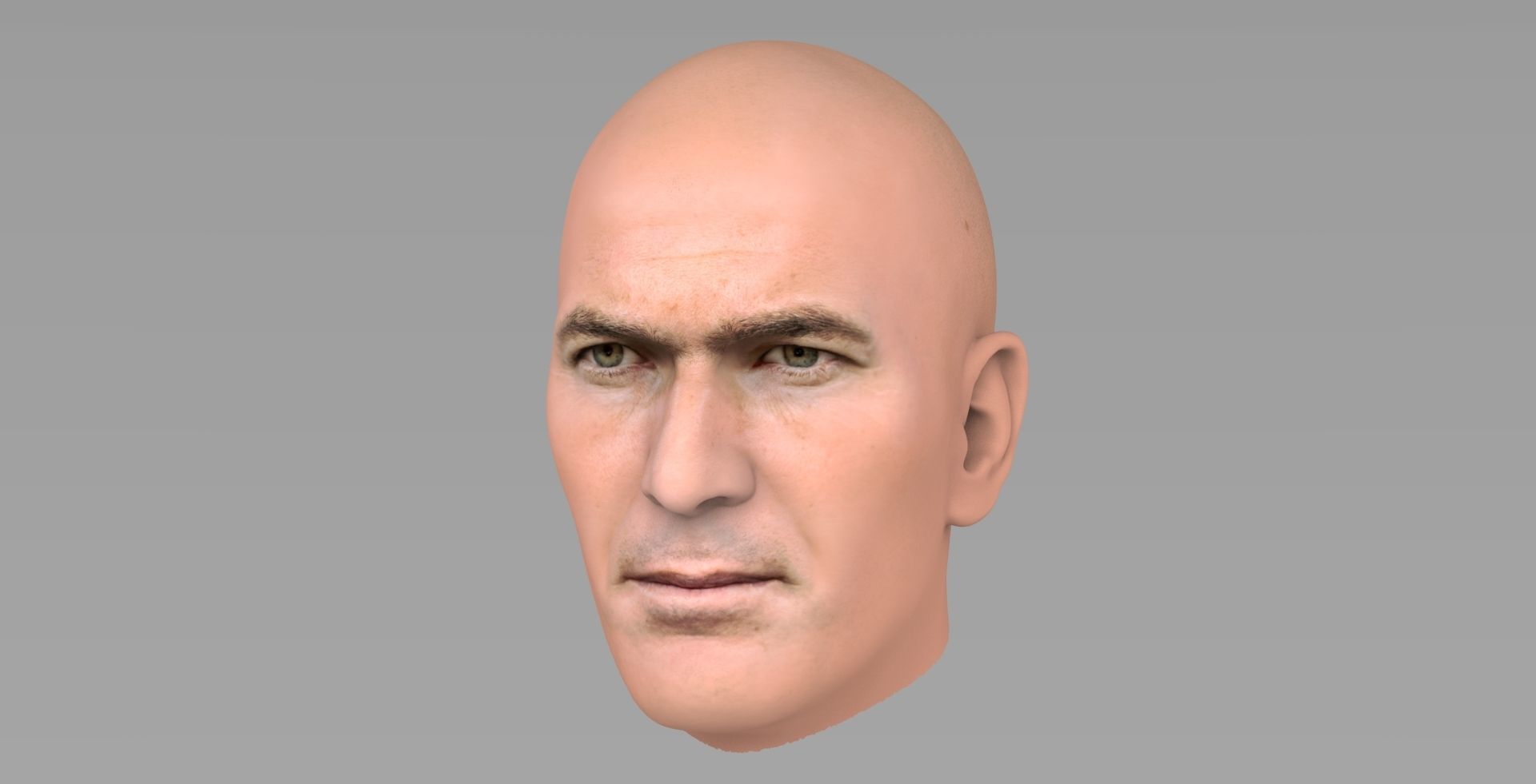 Zinedine Zidane 3D model_1